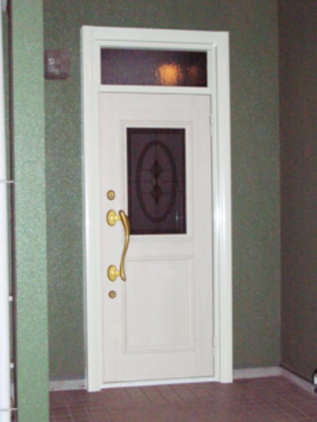 栃木小山　玄関ドアリニューアル後